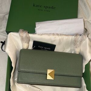 Kate Spade Olive Green Crossbody Bag